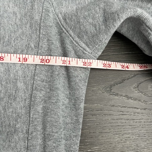 The Black Dog Mock Neck Heavyweight Oversized Sweatshirt Gray XS Martha Vineyard - Picture 7 of 9